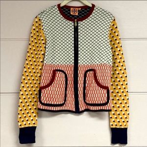 Tory Burch Zippered Cardigan